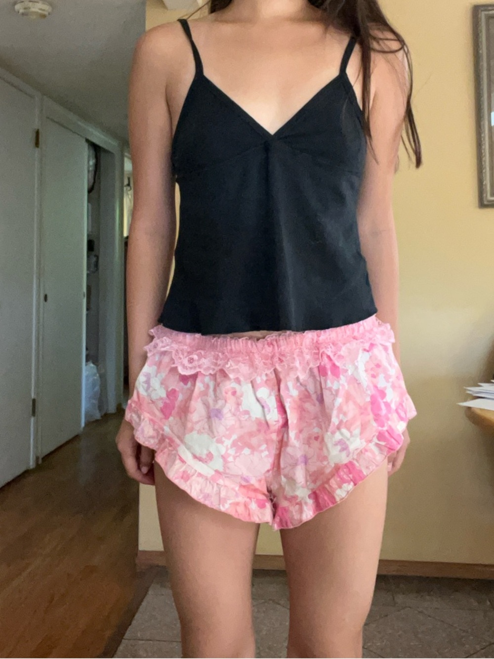 Free people floral sleep shorts